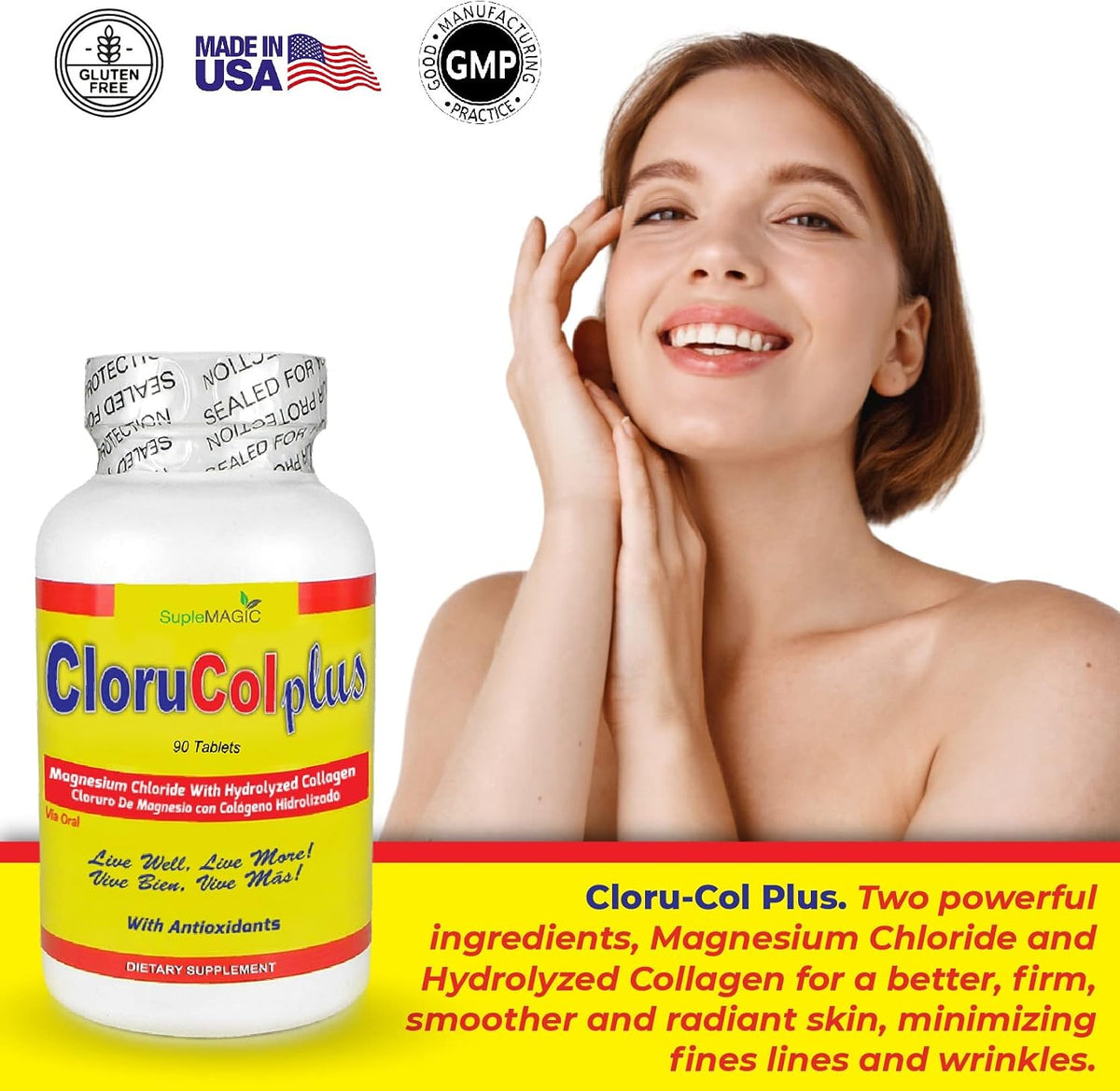 Suplemagic Magnesium Chloride and Hydrolysed Collagen Supplement - görsel 6