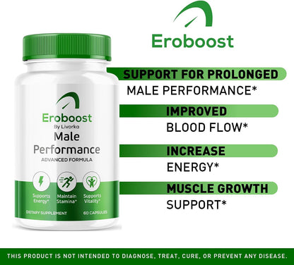 LIVORKA (3 Pack) EroBoost Capsules - 180 Capsules (3 Months Supply)