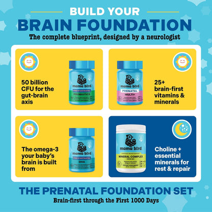 Mama Bird Probiotics – Digestive Health Supplement with 50 Billion CFU for Expectant Mothers