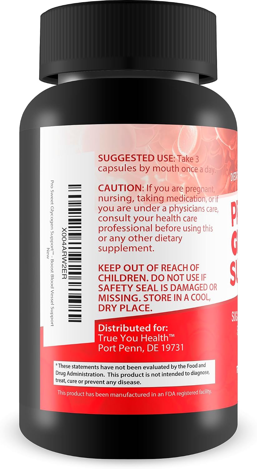 Pro Sweet Glycogen Support - Dietary Supplement for Blood Sugar & Circulation Support - görsel 3