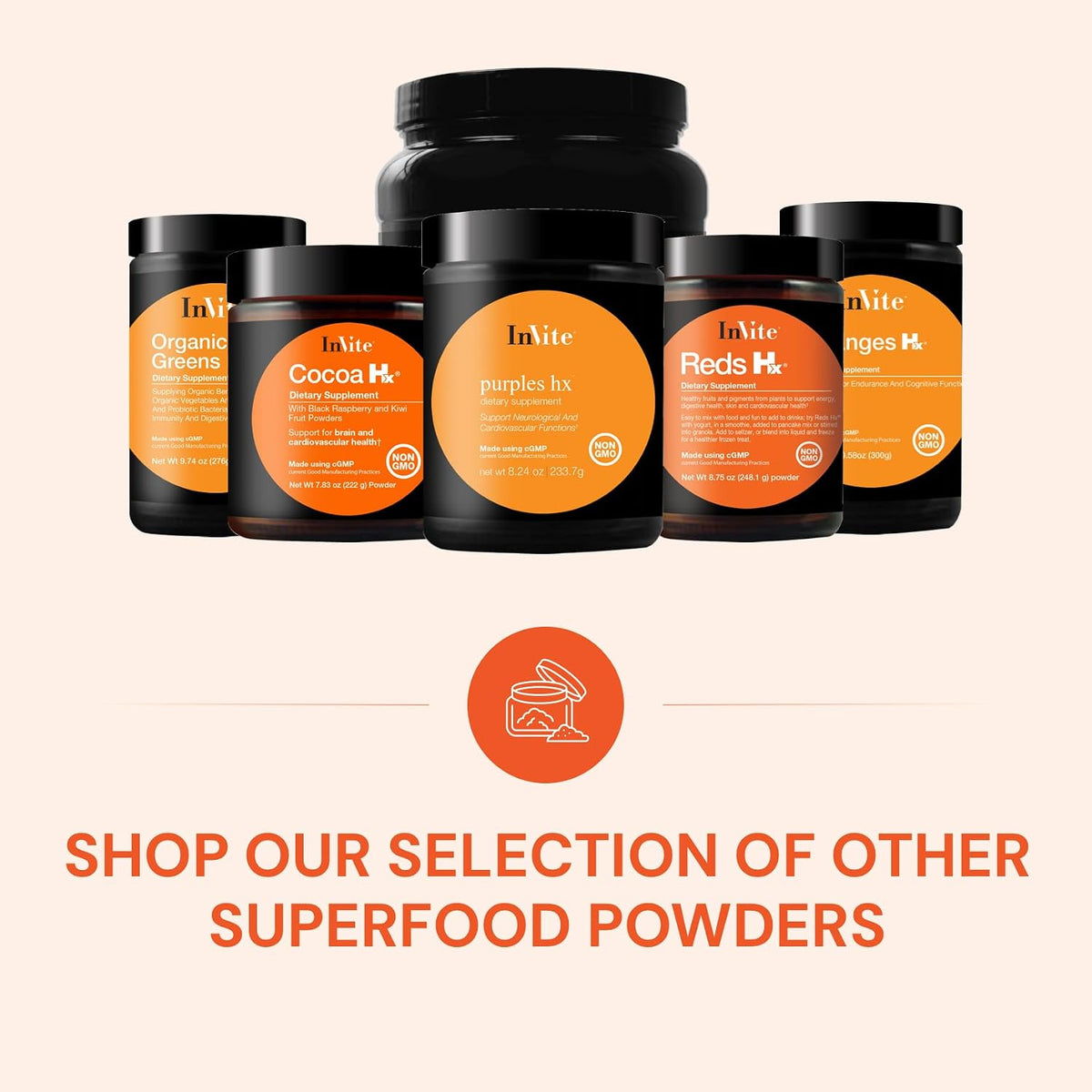 InVite Health Reds Hx® Fruit and Vegetable Superfood Powder with Probiotics - 30 Servings (2-Pack) - görsel 3