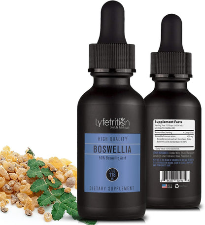 Lyfetrition Boswellia 455 mg Liquid Supplement – 120 ml (220 Servings)