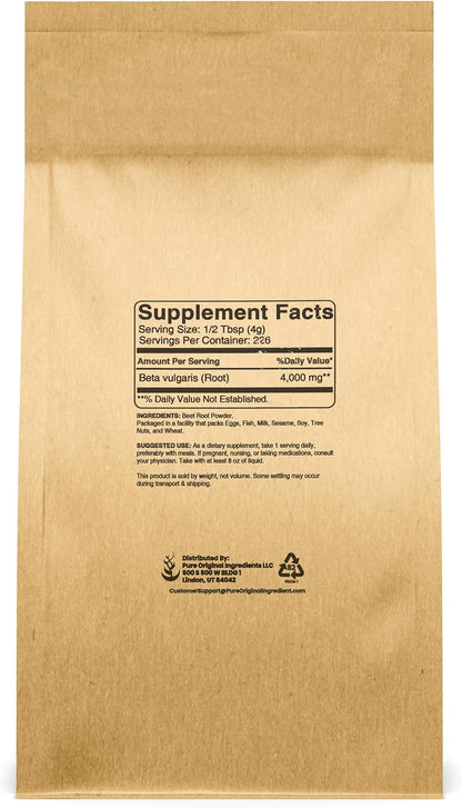 Pure Original Ingredients Beet Root Powder (907g)