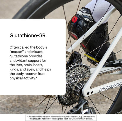 THORNE Glutathione-SR - Sustained-Release Supplement - Antioxidant Support for Liver, Brain, Heart, Lung & Eyes - NSF Certified for Sport - 60 Capsules