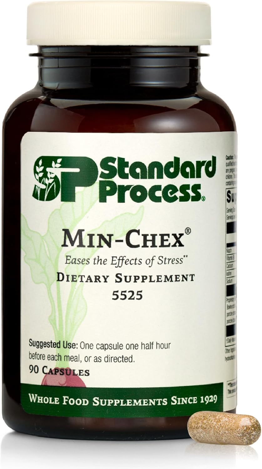 Standard Process Min-Chex – Nervous System Support Supplement, 90 Capsules - görsel 1