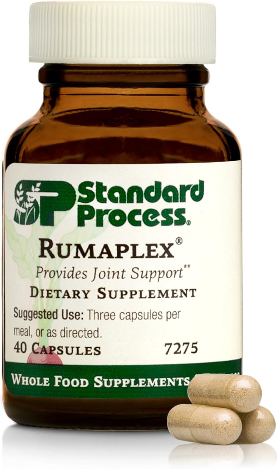 Standard Process Rumaplex – Food Supplement with Vitamin A & Niacin – 40 Capsules - görsel 1