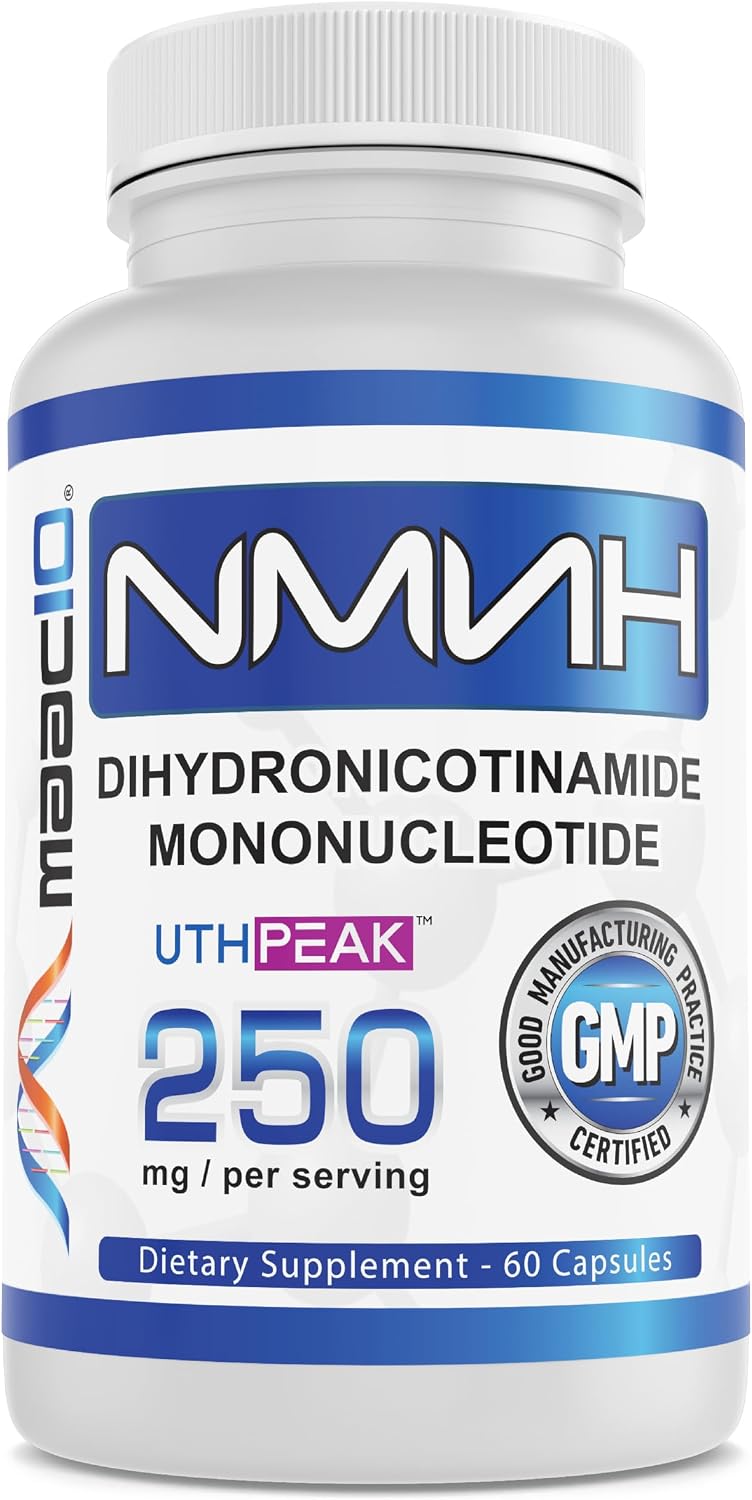 MAAC10 NMNH - NAD+ Booster Food Supplement - 250 mg, 60 Capsules - görsel 1