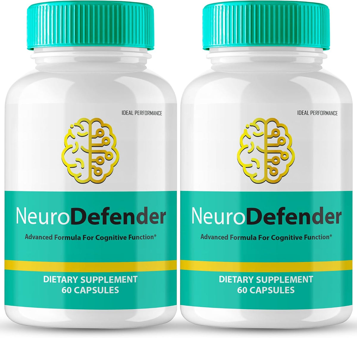 Neuro Defender Brain Supplements for Memory and Focus Capsules - Advanced Formula, Extra Strength Nootropics, All Natural Reviews (2 Pack) - görsel 1