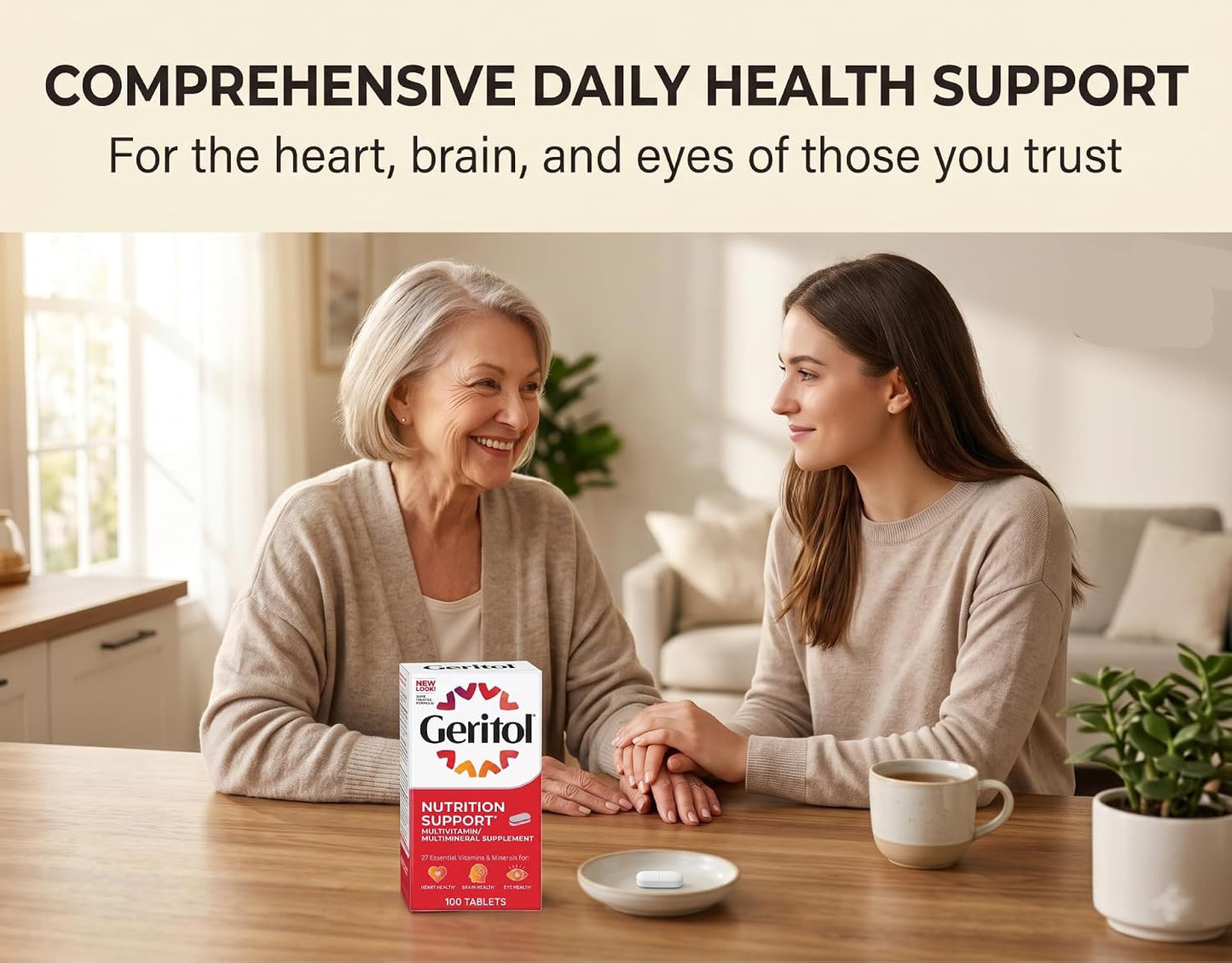 Geritol Complete Tablets - Multivitamin with 26 Essential Vitamins and Minerals - görsel 7