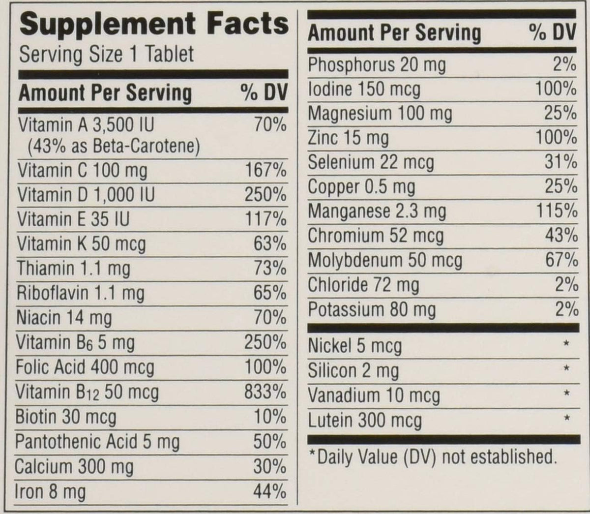 Centrum Silver Women's Multivitamin Supplement, 65 Tablets, Pack of 2 - görsel 3