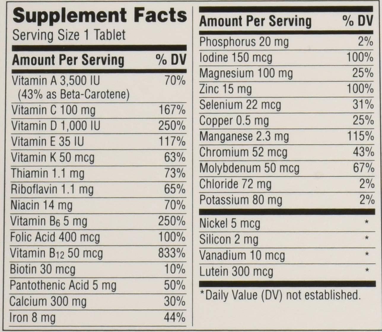 Centrum Silver Women's Multivitamin Supplement, 65 Tablets, Pack of 2 - görsel 3