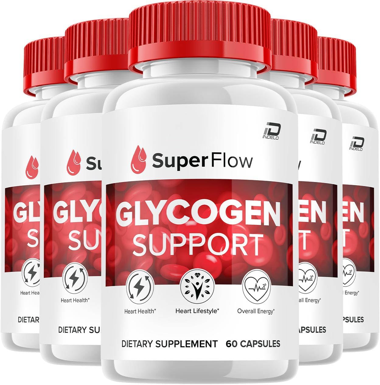 Super Flow Capsules – All-Natural Food Supplement (5-Pack) - görsel 1