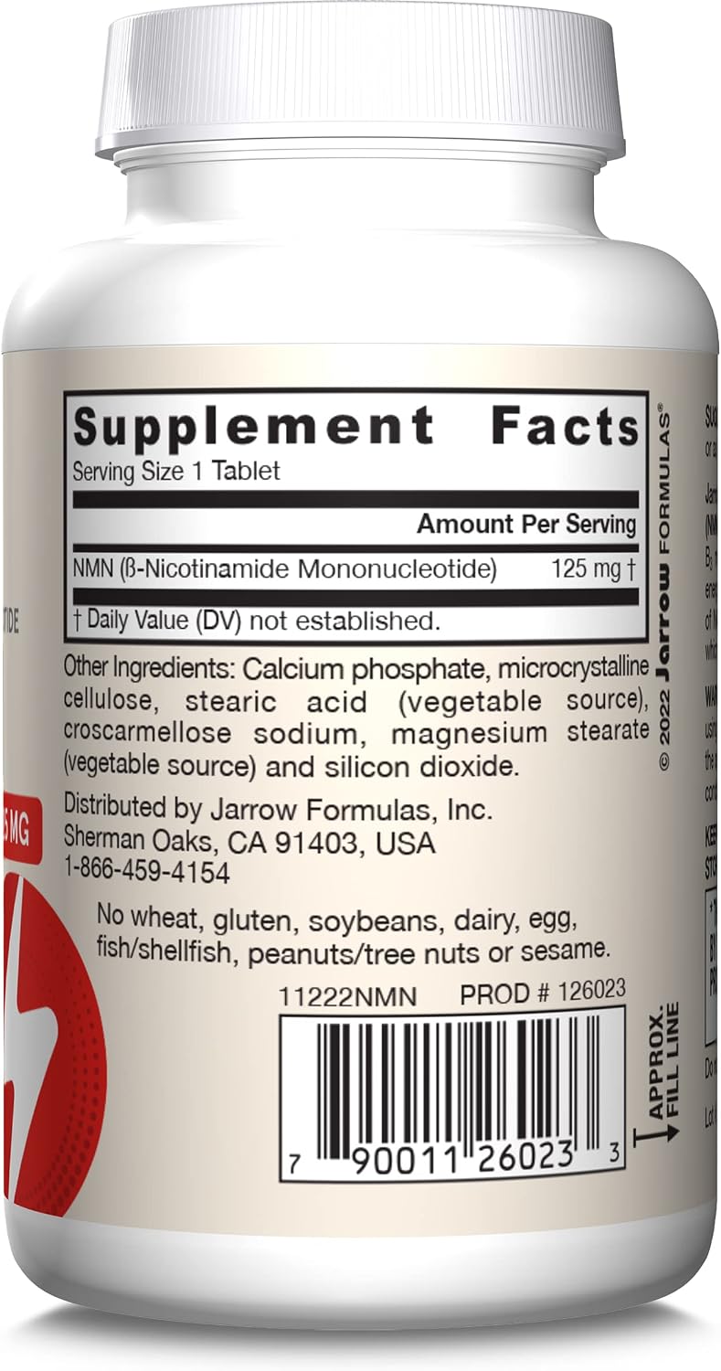 Jarrow Formulae Nicotinamide Mononucleotide (NMN) - 60 Tablets - görsel 9