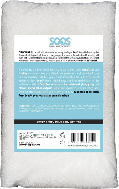 SOOS Dead Sea Mineral Salt Soak for Pets (400 g)
