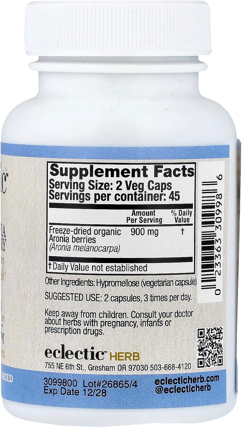 Eclectic Aronia Berry Cog Fdv, Blue, 90 Capsules - görsel 2