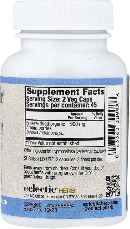 Eclectic Aronia Berry Cog Fdv, Blue, 90 Capsules