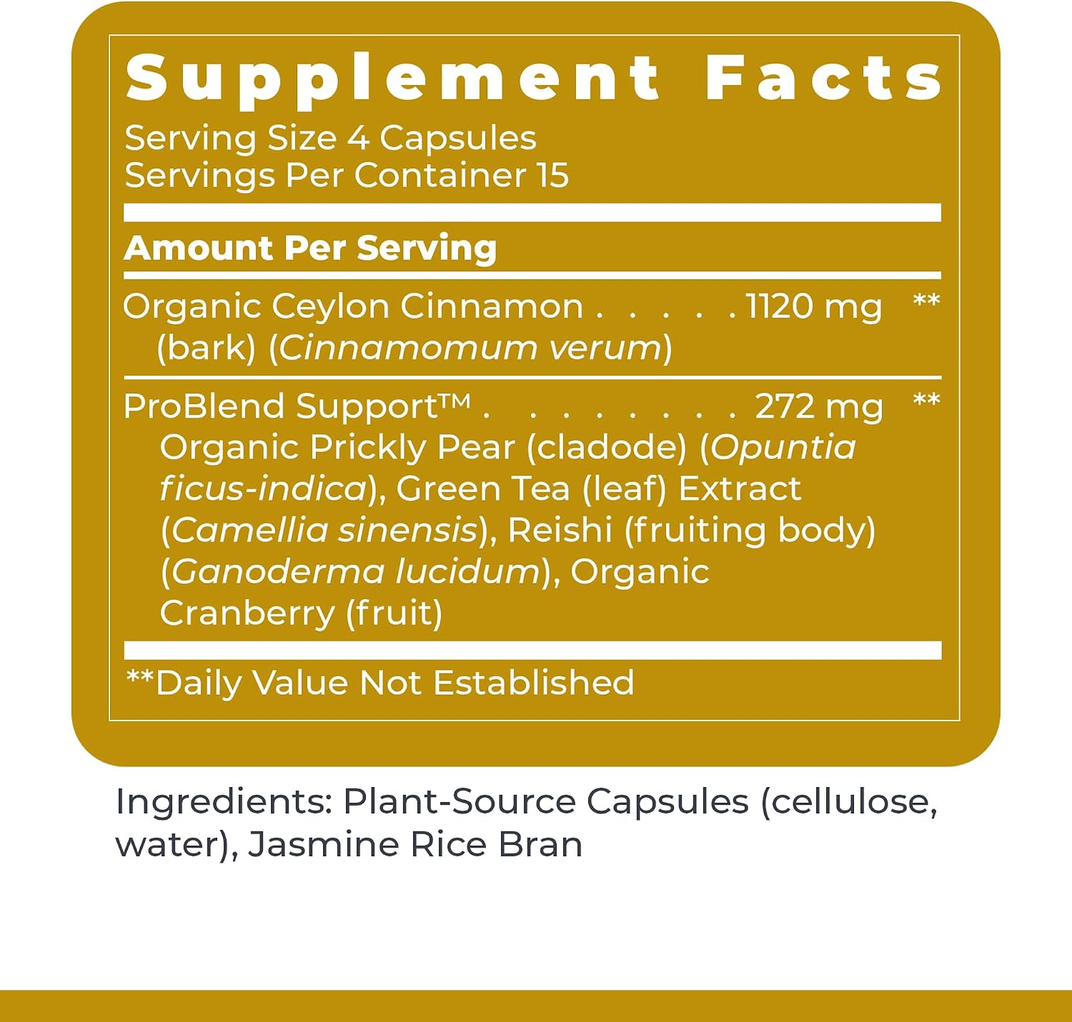 Premier Research Labs PancreVen – Pancreas Support Food Supplement with Organic Ceylon Cinnamon & Prickly Pear – 120 Vegetarian Capsules - görsel 6