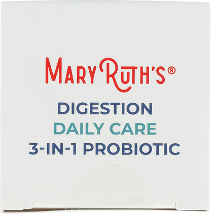 MaryRuth Organics Daily Care Digestion 3-in-1 Capsules, 40 Billion CFU, 30 Capsules