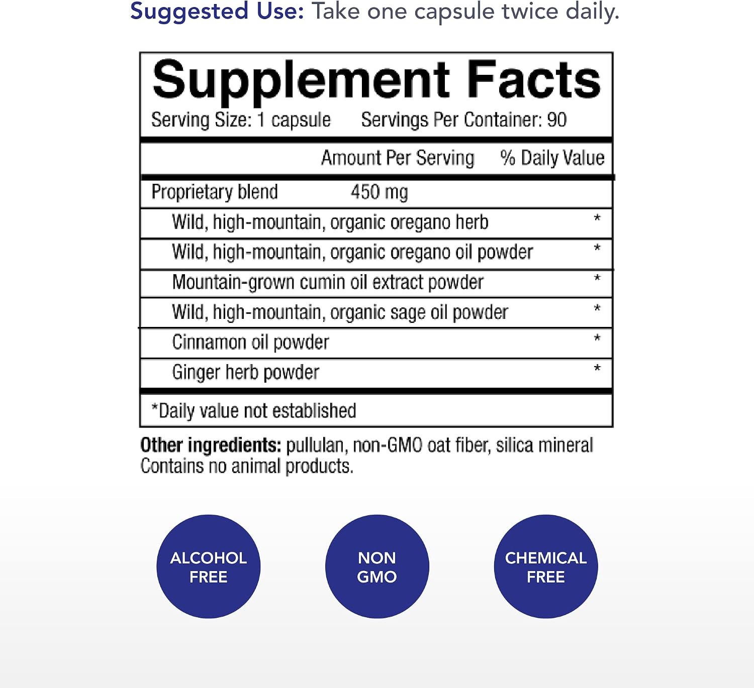 Physician's Strength Oregacillin - Multiple Spice Extract for Respiratory Support - 90 Capsules - görsel 2