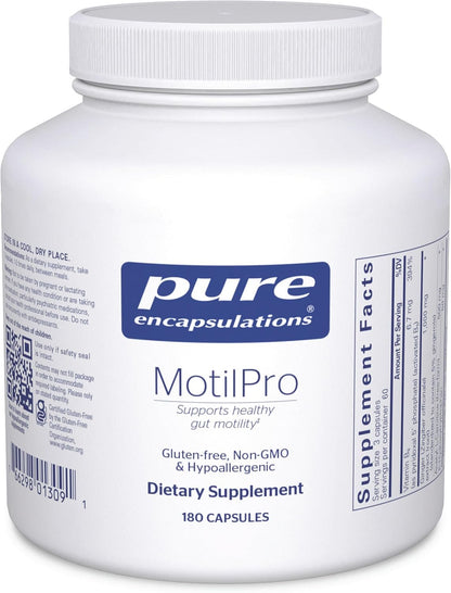 Pure Encapsulations MotilPro - 5-HTP Supplement for Gut Motility, 180 Capsules