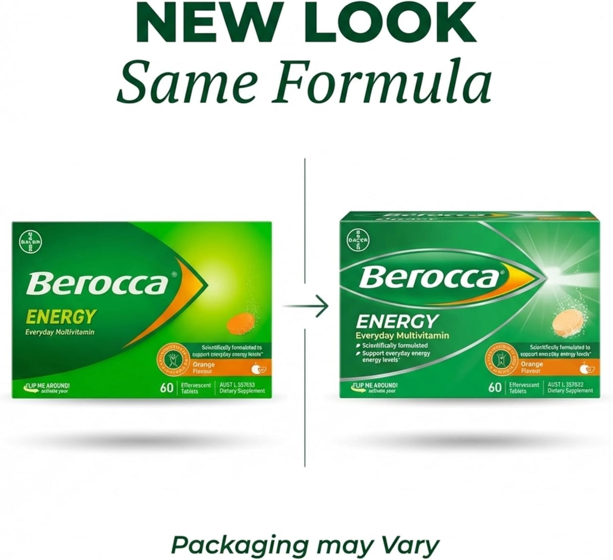 Berocca Energy Vitamin B & C Orange Flavour Effervescent Tablets, 60 Pack - görsel 6