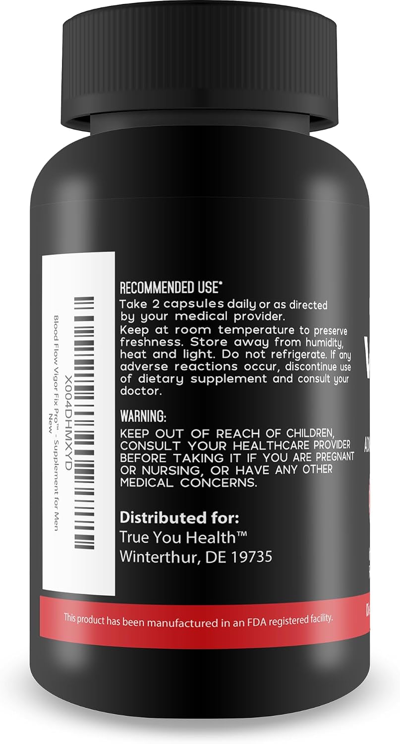 Blood Flow Vigour Fix Pro - Men's Blood Circulation Support - görsel 3