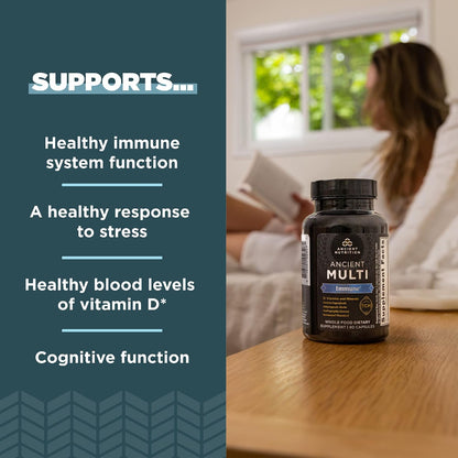Ancient Nutrition Multivitamin for Immune Support – 90 Capsules