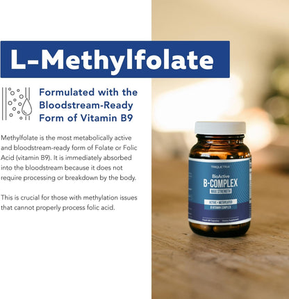 BioActive Vitamin B Complex - Blood Stream Ready, Methylated B Complex - Featuring Methylfolate, 3 BioActive Forms of B12, – Image 5
