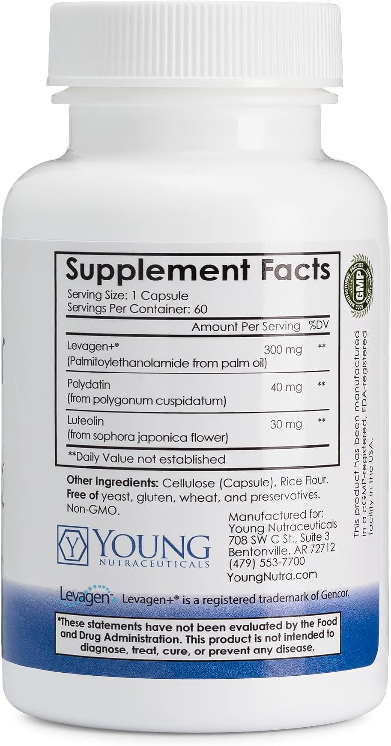 Mirica Advanced - 60 Capsules, High Absorption Formula with PEA, Luteolin & Polydatin for Nervous System Support - görsel 2