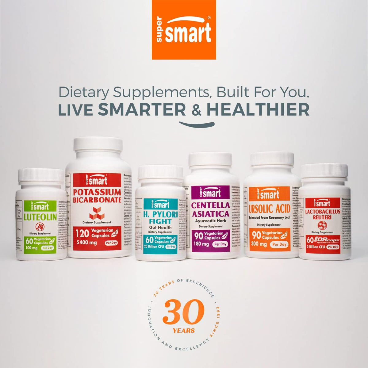 Supersmart - 99% PEA Supplement with OptiPEA - 1200 mg per Day - Natural Nerve Support - Non-GM & Gluten-free - 60 Vegetarian Capsules - görsel 8