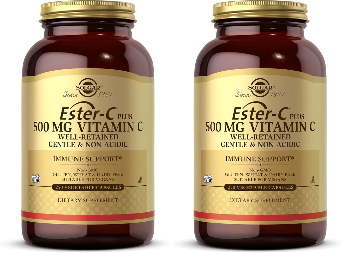 Solgar Ester-C Plus 500 mg Vitamin C (Ascorbate Complex), 250 Vegetable Capsules - görsel 10