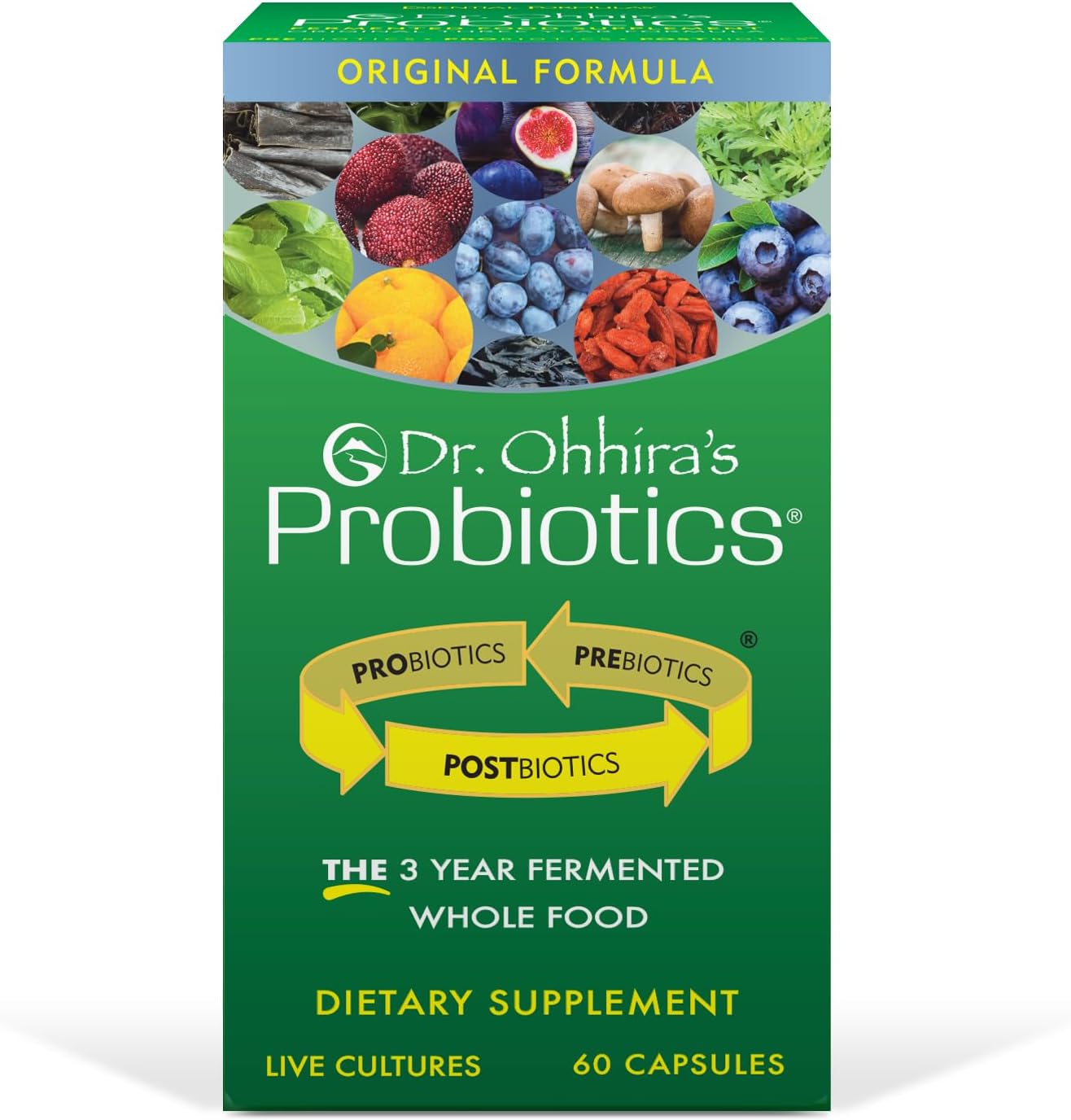 Dr. Ohhira's Probiotics Original Formula, 60 Caps (3 Pack) - görsel 2