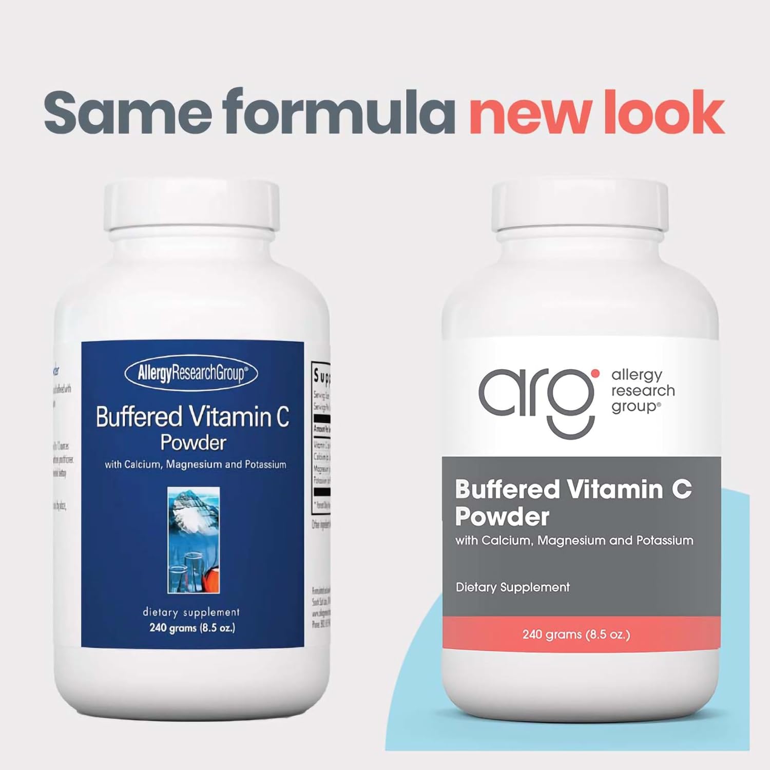 ARG Buffered Vitamin C Powder - Buffered Vitamin C for Antioxidant & Immune Support - Ascorbic Acid with Calcium, Magnesium & Potassium - Non-GM & Gluten-Free - 102 Servings - 241 g - görsel 2