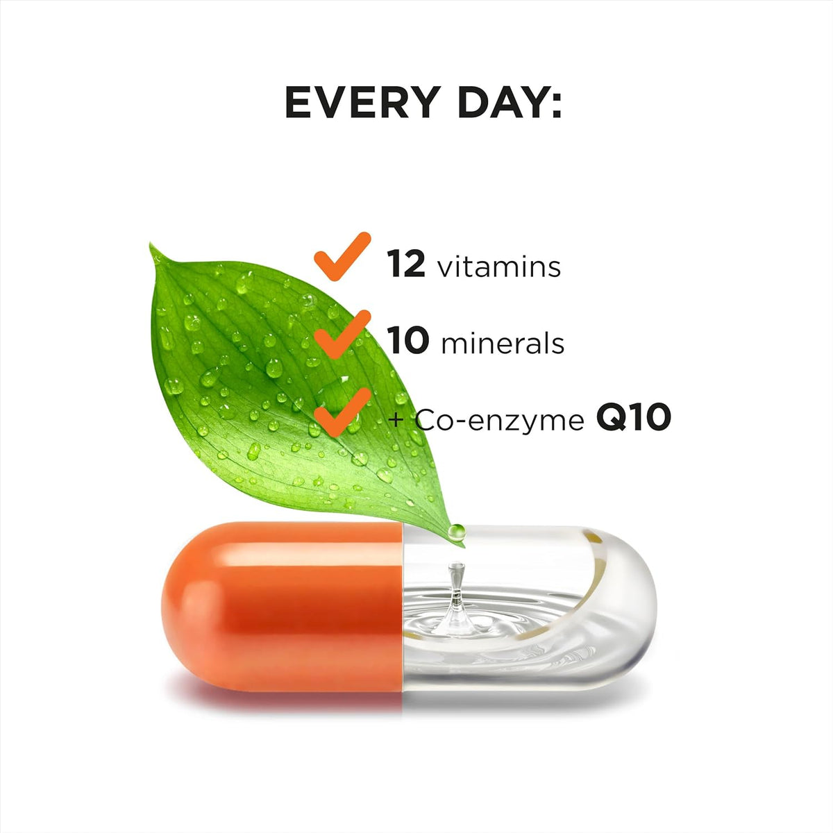 Live Vitamins - Bioactive Multivitamin with CoQ10, Full Absorption, Laboratory Tested (Pack of 1) - görsel 4
