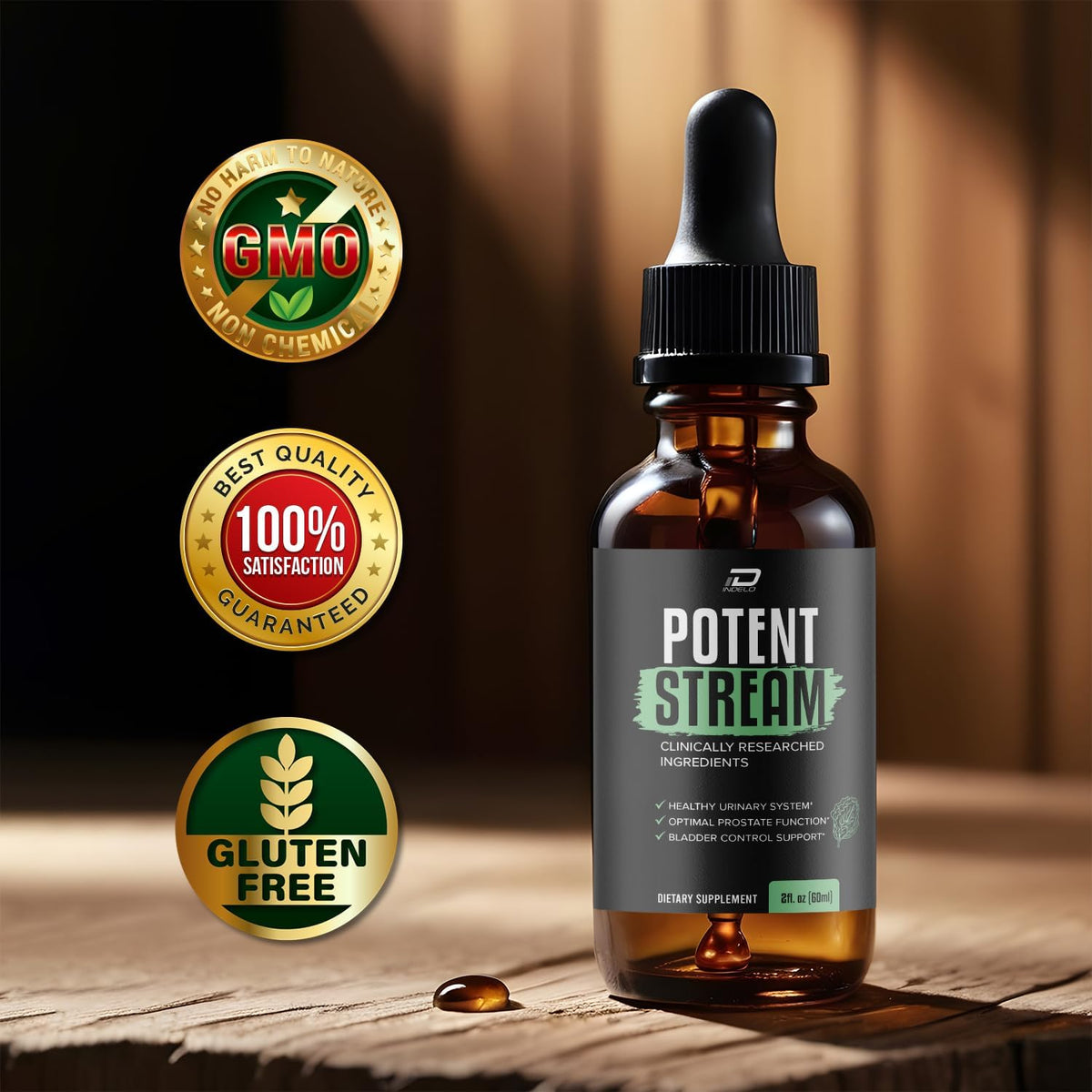Potent Stream Drops for Men’s Health – Prostate Support Supplement, Maximum Strength Liquid, 3 Pack (3 Month Supply) - görsel 5