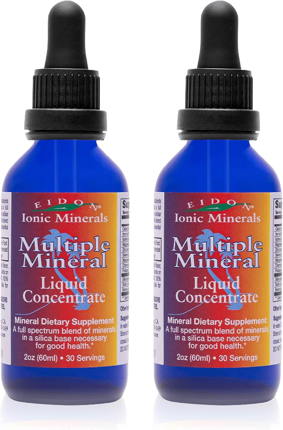 Eidon Ionic Minerals - Liquid Multiple – Magnesium: Involved in over 300 enzymatic reactions, including normal – Image 1
