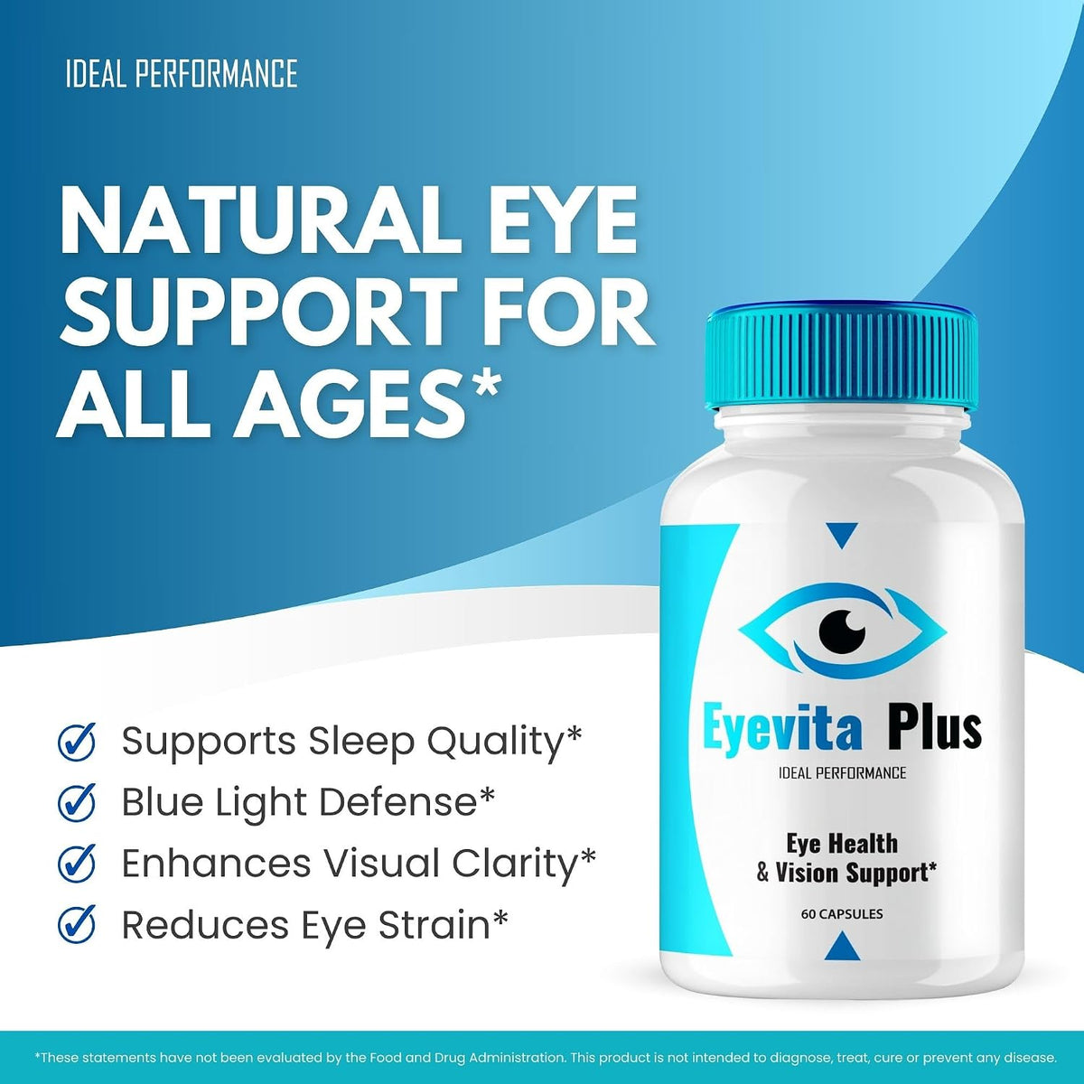Eyevita Plus Eye Health Food Supplement Capsules (2 Pack) - görsel 6