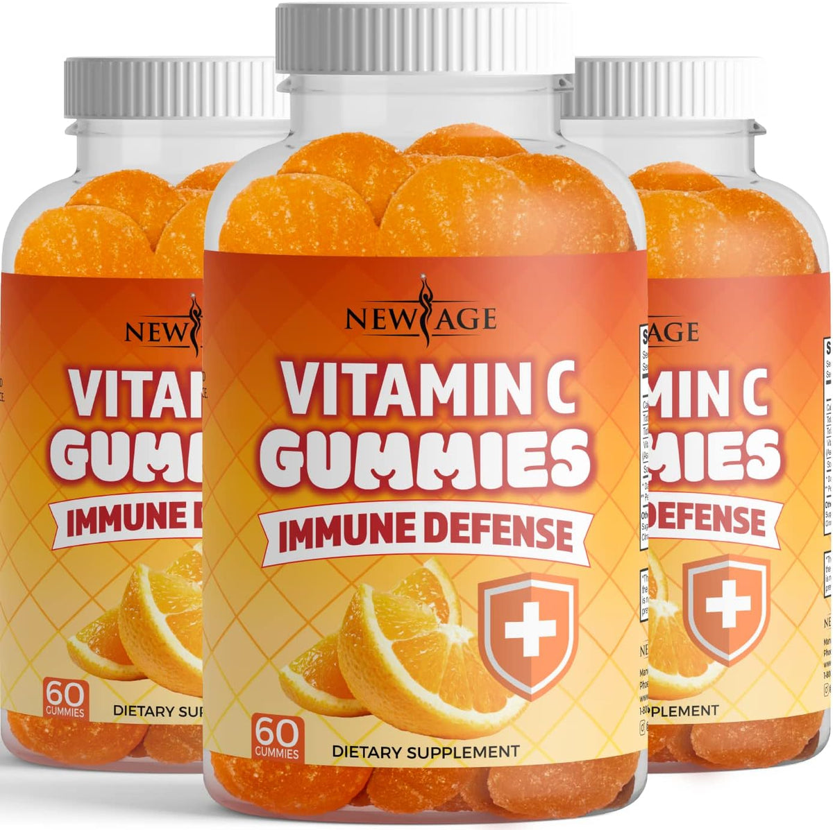 NEW AGE Vitamin C Gummies - Orange Flavour - 120 Gummies - görsel 8