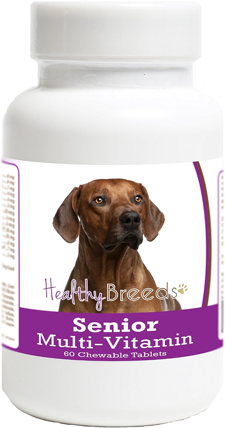 Healthy Breeds Rhodesian Ridgeback Senior Dog Multivitamin Tablets 60 Count - görsel 1