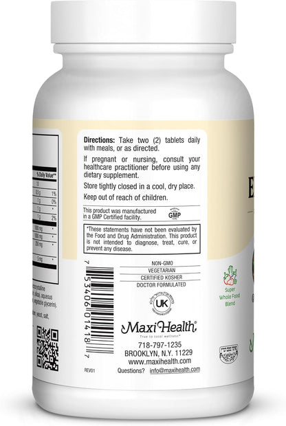 Maxi Health Max Energee - Natural Energy and Stamina Booster - 180 Tablets