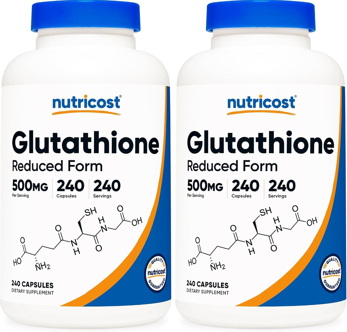 Nutricost Glutathione Capsules 500mg, 240 Capsules - görsel 10
