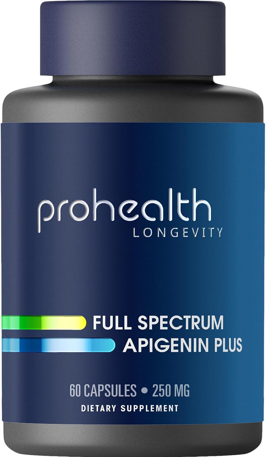 ProHealth Full Spectrum Apigenin Plus | 60 Capsules | Plant-Derived Apigenin with Parsley & BioPerine® for NAD+ Support, Sleep & Healthy Ageing | Manufactured in the USA, Third-Party Lab Tested - görsel 1