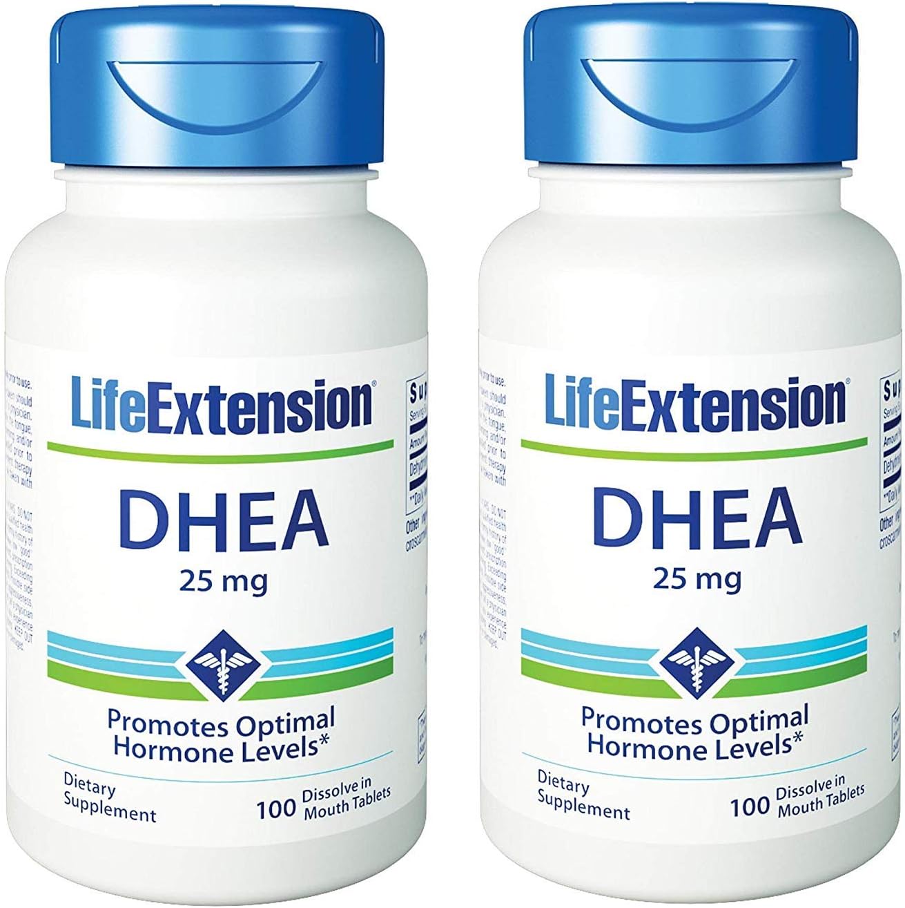 Life Extension DHEA 25 mg Tablets (200 Count) - görsel 1