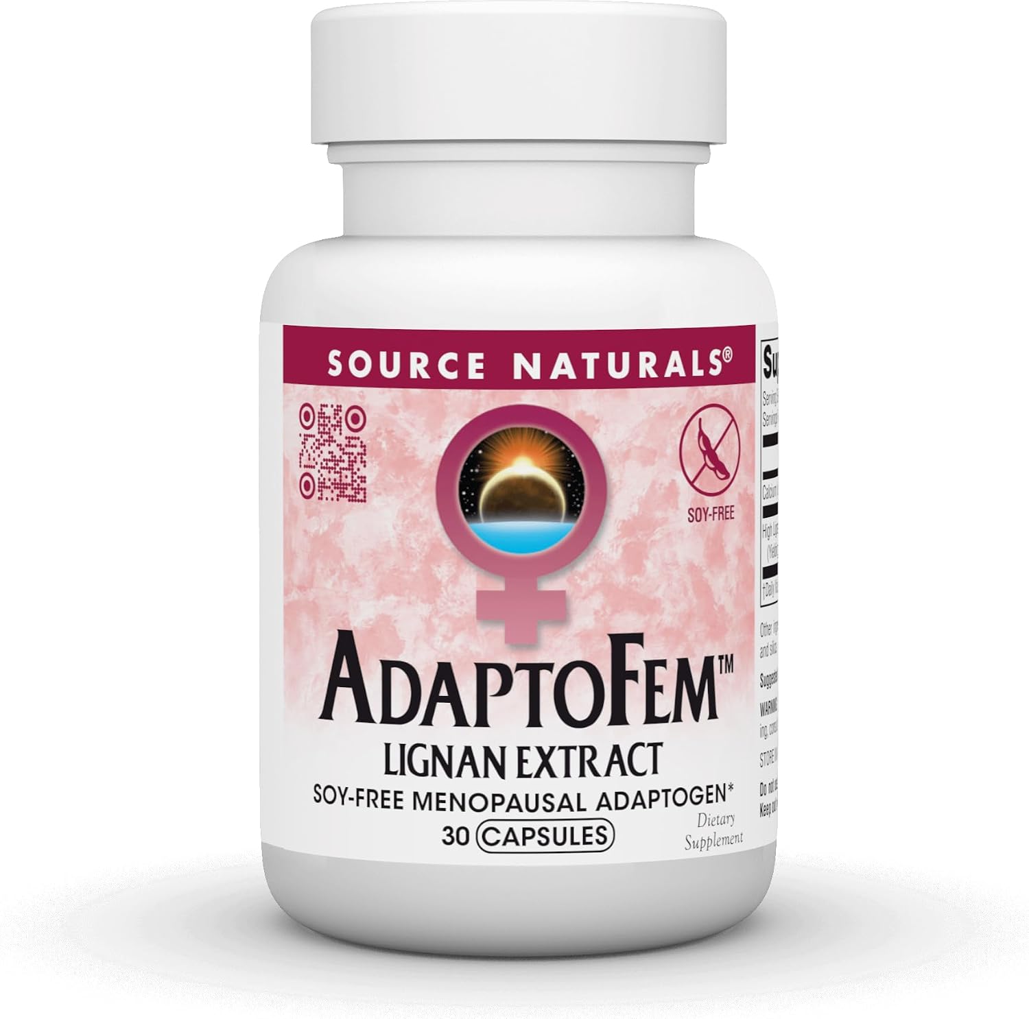 Source Naturals Adaptofem Lignan Extract, Soy-Free – 30 Capsules - görsel 1