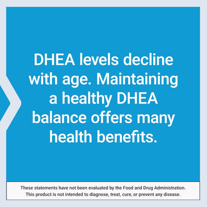 Life Extension DHEA 50 mg – Hormone Support for Healthy Ageing, Gluten-Free, Non-GM, 60 Capsules