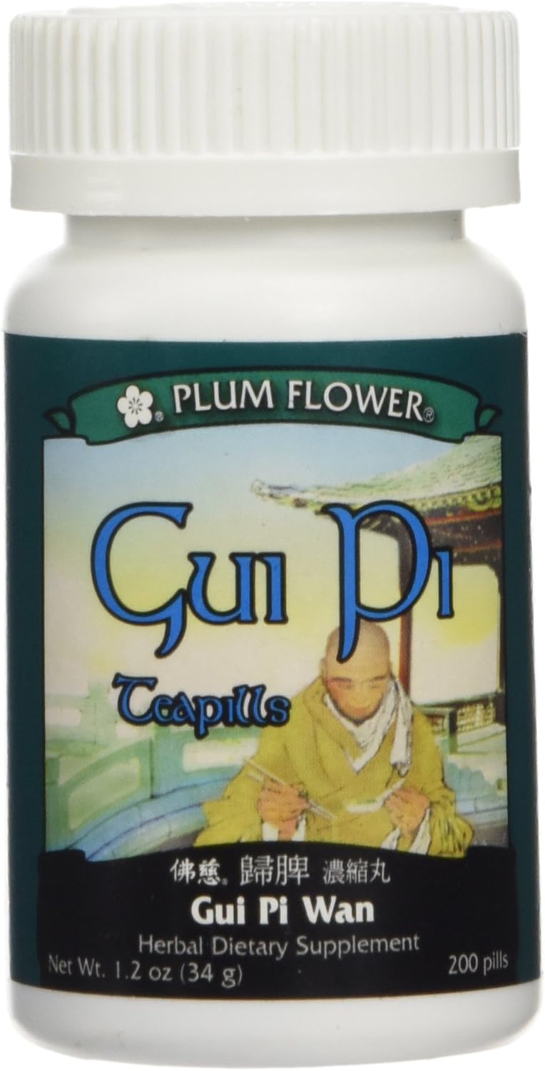 Plum Flower Chinese Tea Gui Pi Wan, 200 Pills - görsel 1