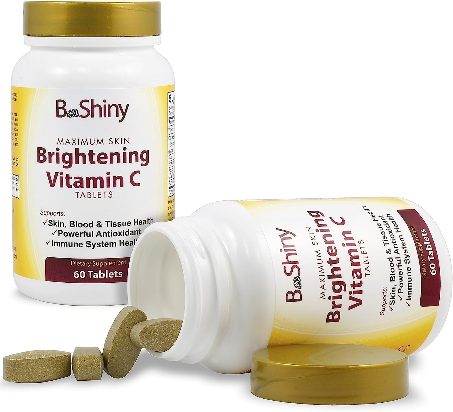 BeShiny Vitamin C Complex 1000 mg Tablets with Rose Hips and Bioflavonoids - görsel 7