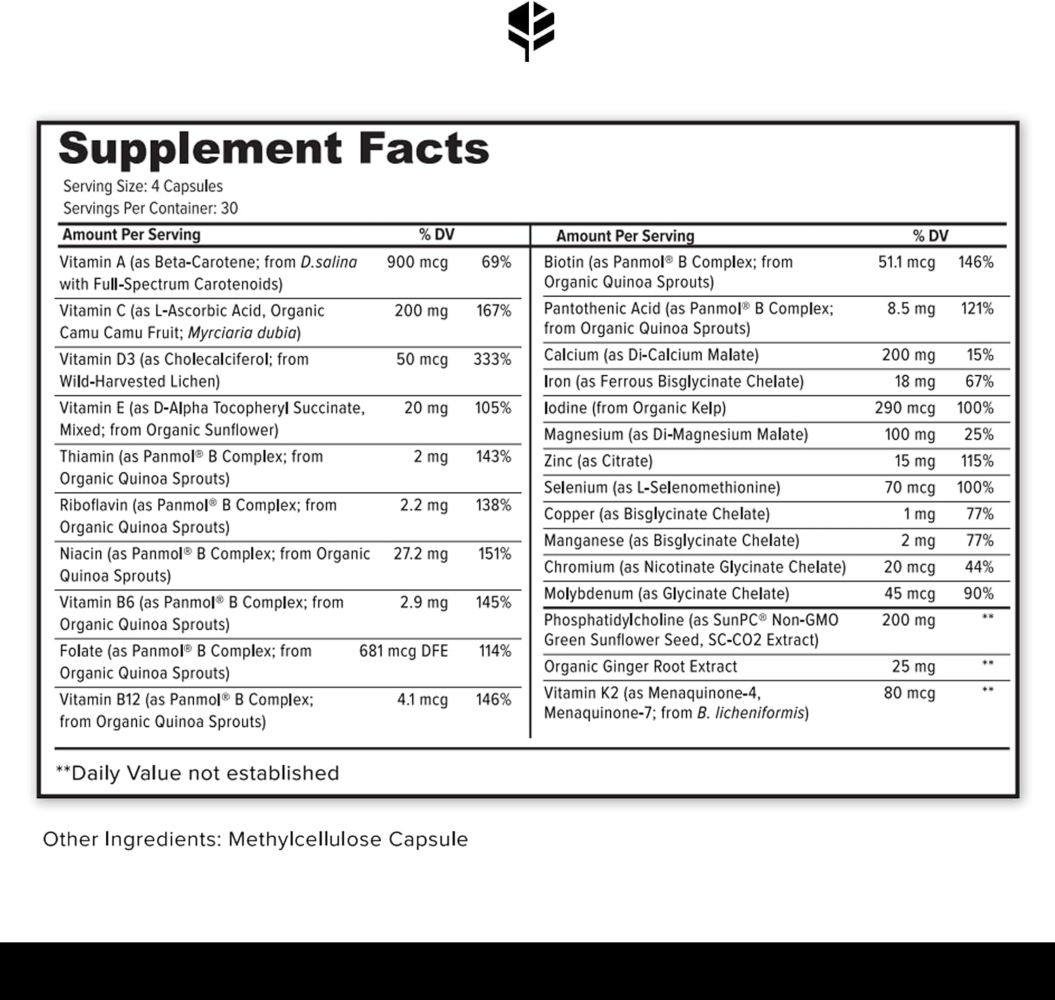 Primitive Scientific Prenatal and Postnatal Multivitamin for Women - görsel 4