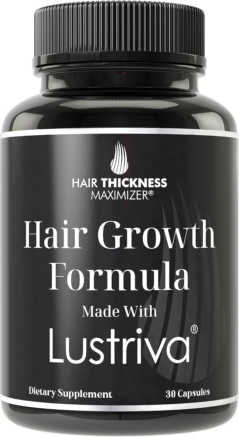 Lustriva Hair Growth Supplement with Biotin 10000mcg for Hair and Skin Support - görsel 1