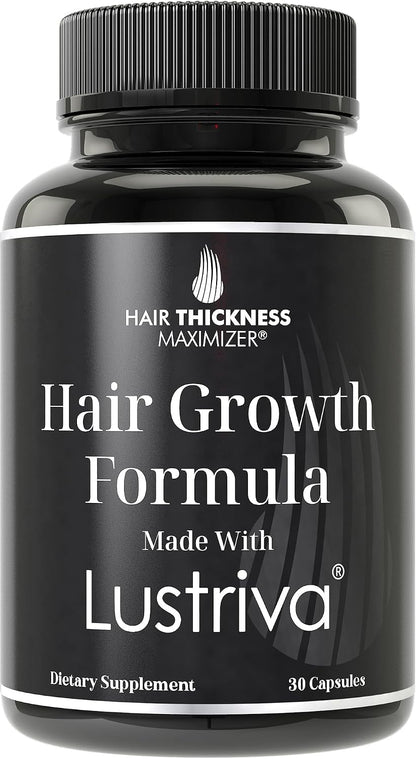 Lustriva Hair Growth Supplement with Biotin 10000mcg for Hair and Skin Support